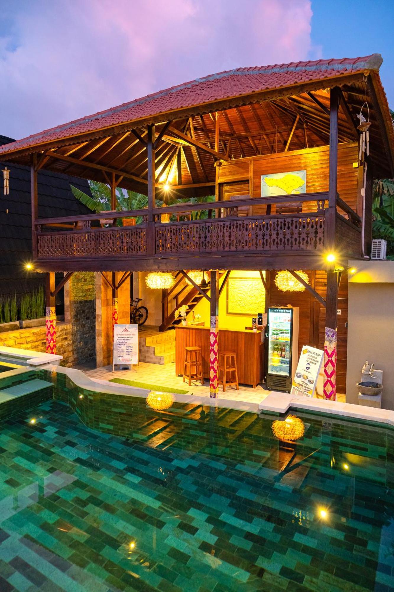 The Pyramid Ubud River Villas Payangan Exteriör bild