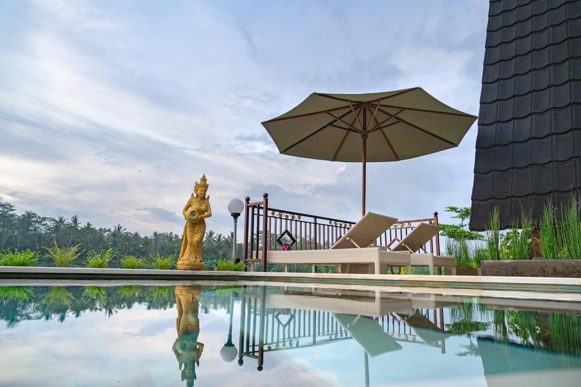 The Pyramid Ubud River Villas Payangan Exteriör bild