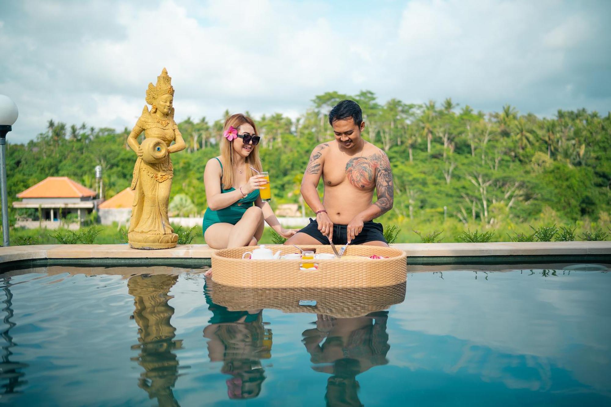 The Pyramid Ubud River Villas Payangan Exteriör bild