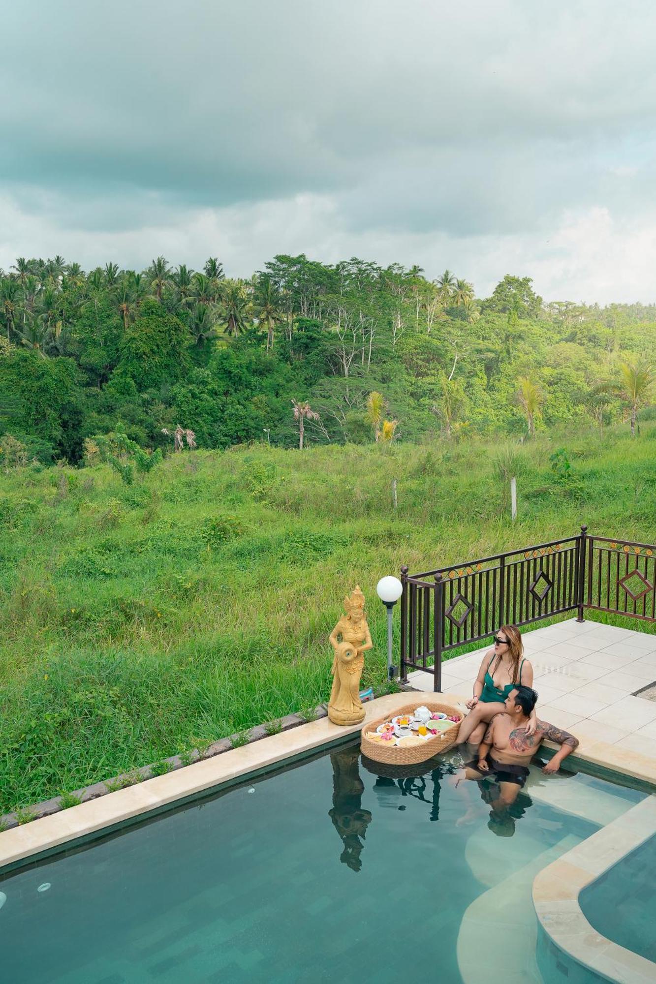 The Pyramid Ubud River Villas Payangan Exteriör bild