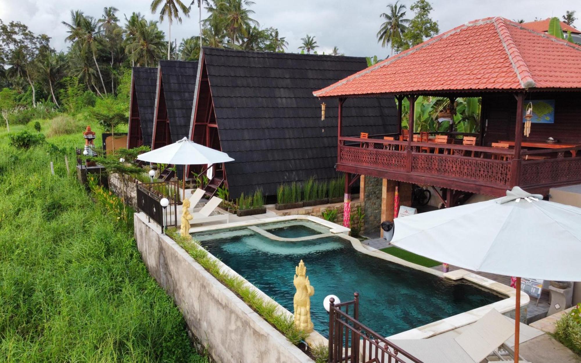 The Pyramid Ubud River Villas Payangan Exteriör bild